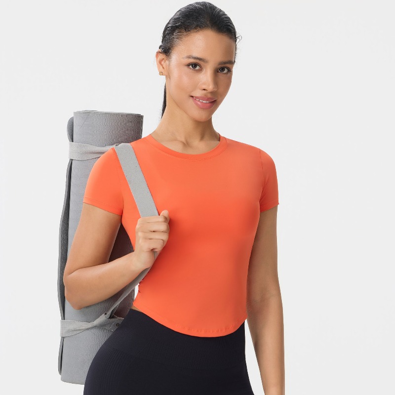 Summer Yoga Clothing - Спортивные топы для женщин: быстросохнущие, для