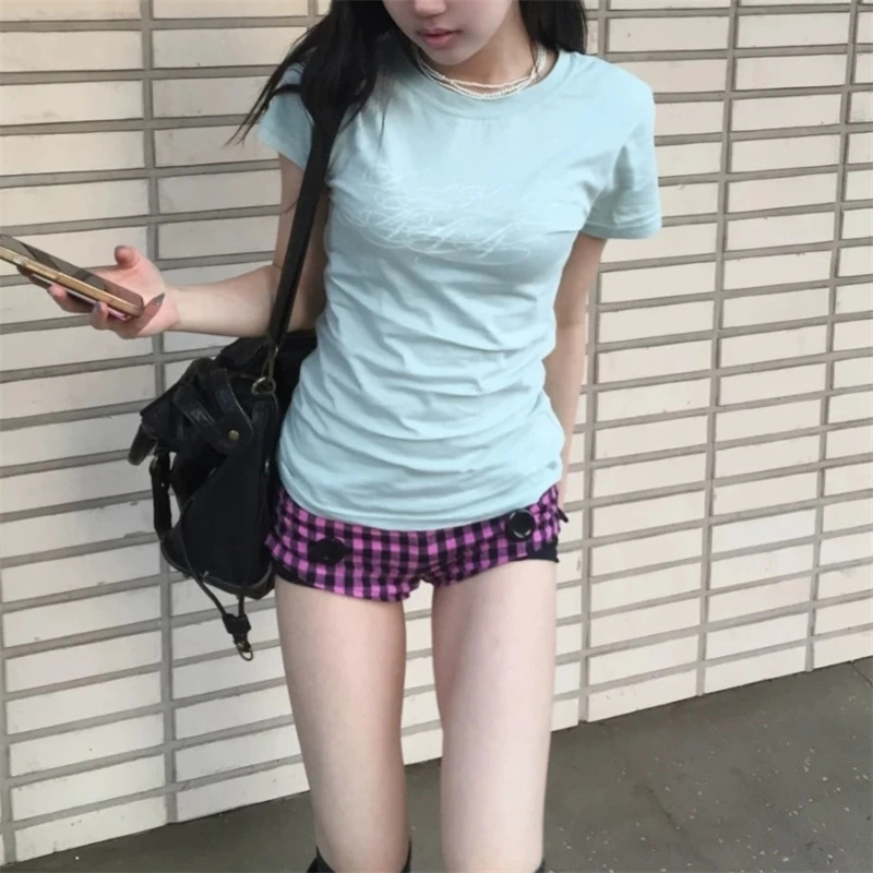 Summer Clothing New Look - Женская одежда Y2K: Новая летняя футболка