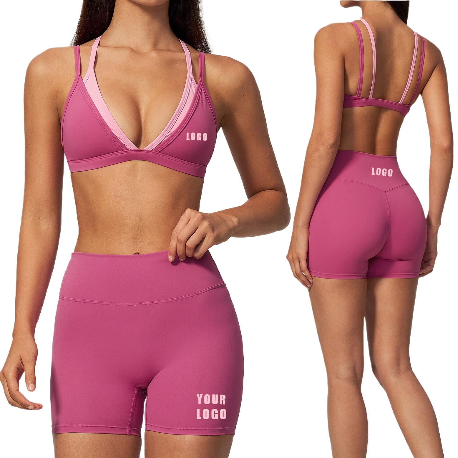 Summer Yoga Clothing - Женский комплект для йоги с индивидуальным