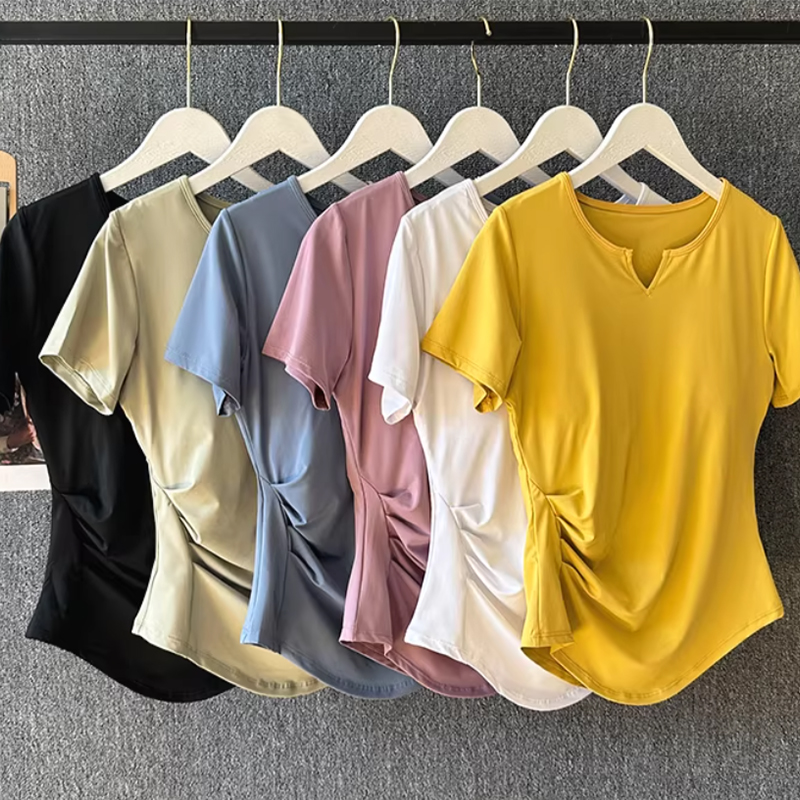 Summer Yoga Clothing - Женский комплект для йоги: летний топ