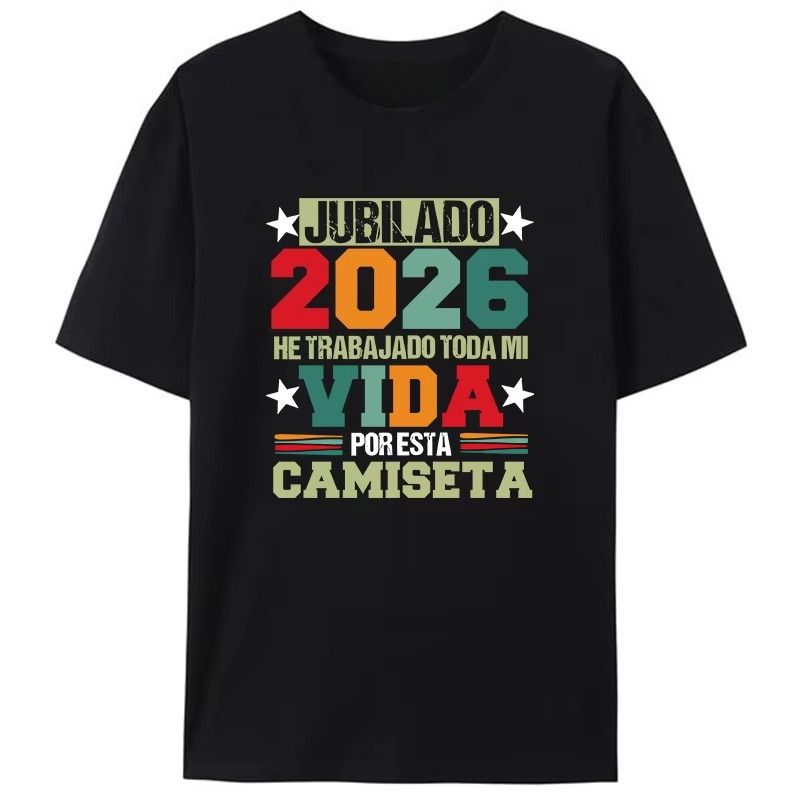 Summer Clothing In Spanish - Мужская футболка Spanish Retired 2026: Я