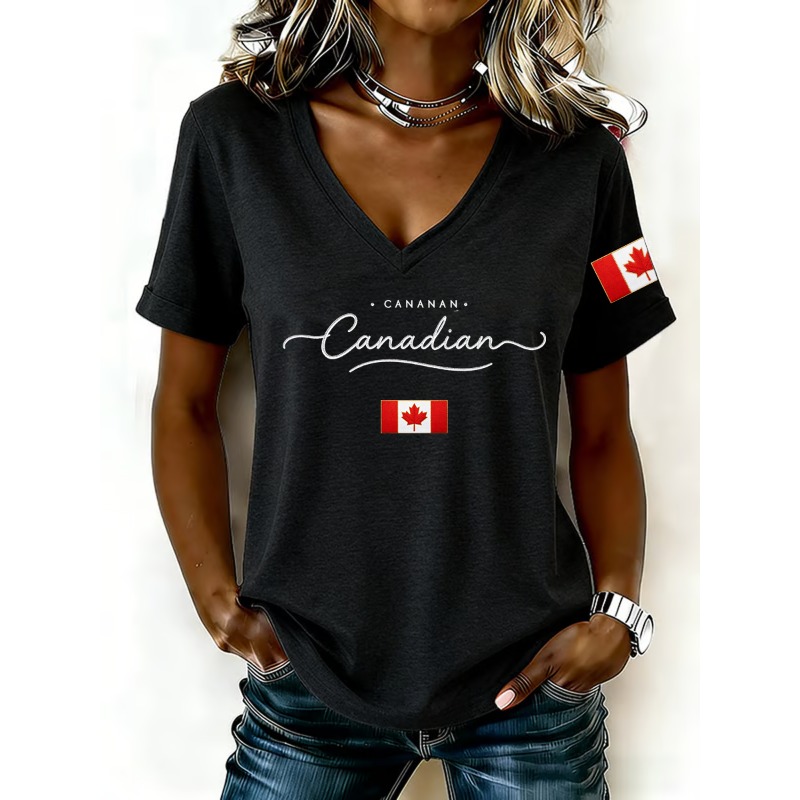Женские футболки с принтом нац – обзор и цена Summer Clothing Women Canada