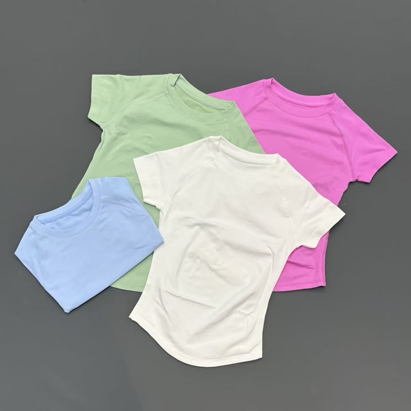 Женская бесшовная футболка с к – обзор и цена Summer Yoga Clothing