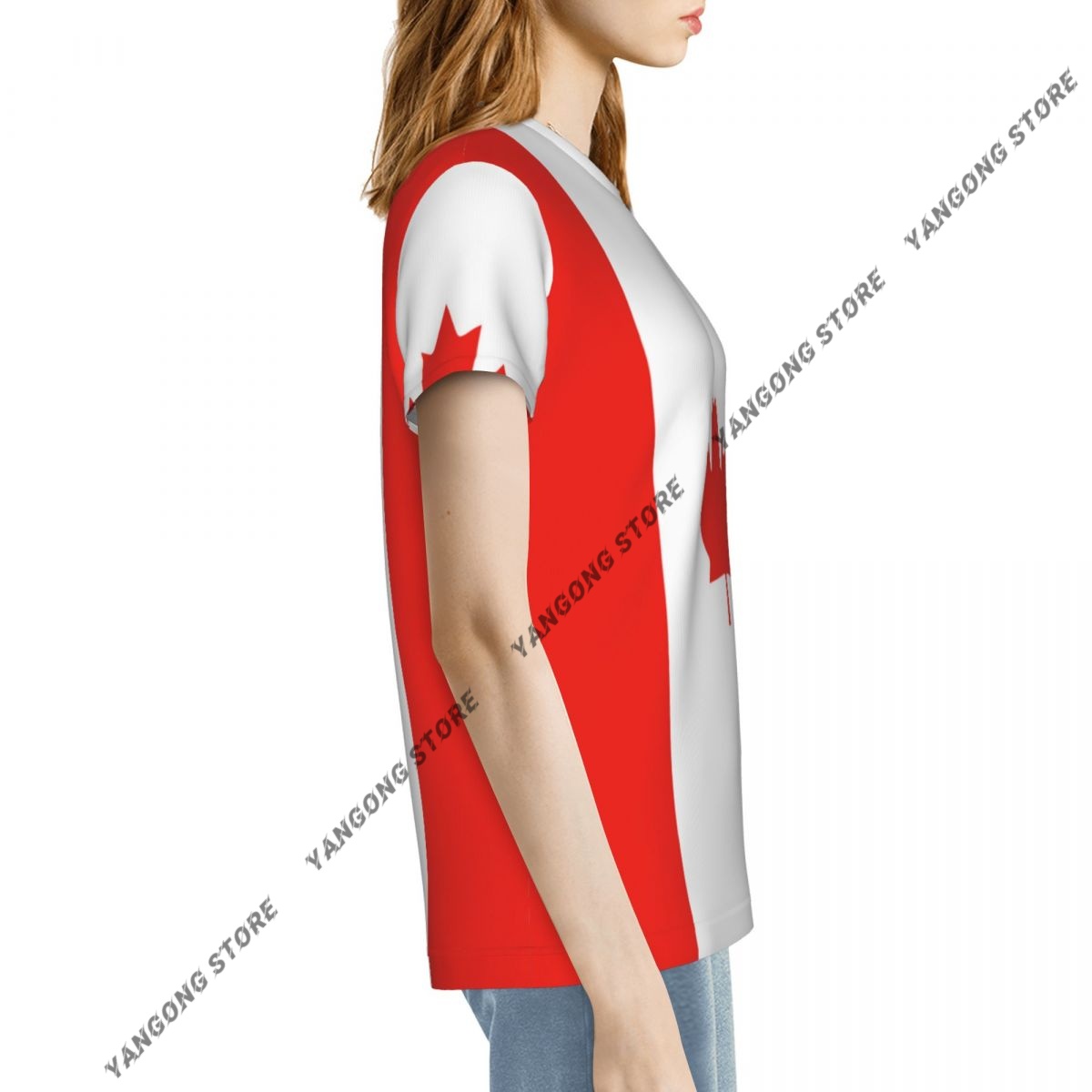 Женская футболка с канадским ф – обзор и цена Summer Clothing Women Canada