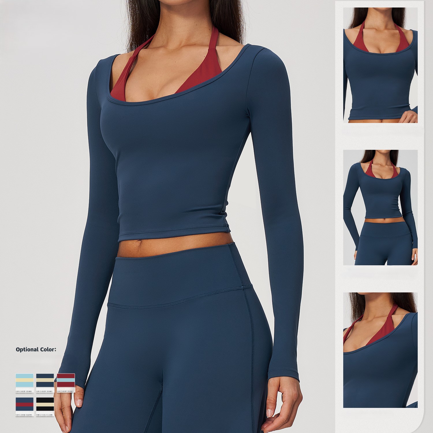 Топ для йоги с эффектом двухсл – обзор и цена Summer Yoga Clothing