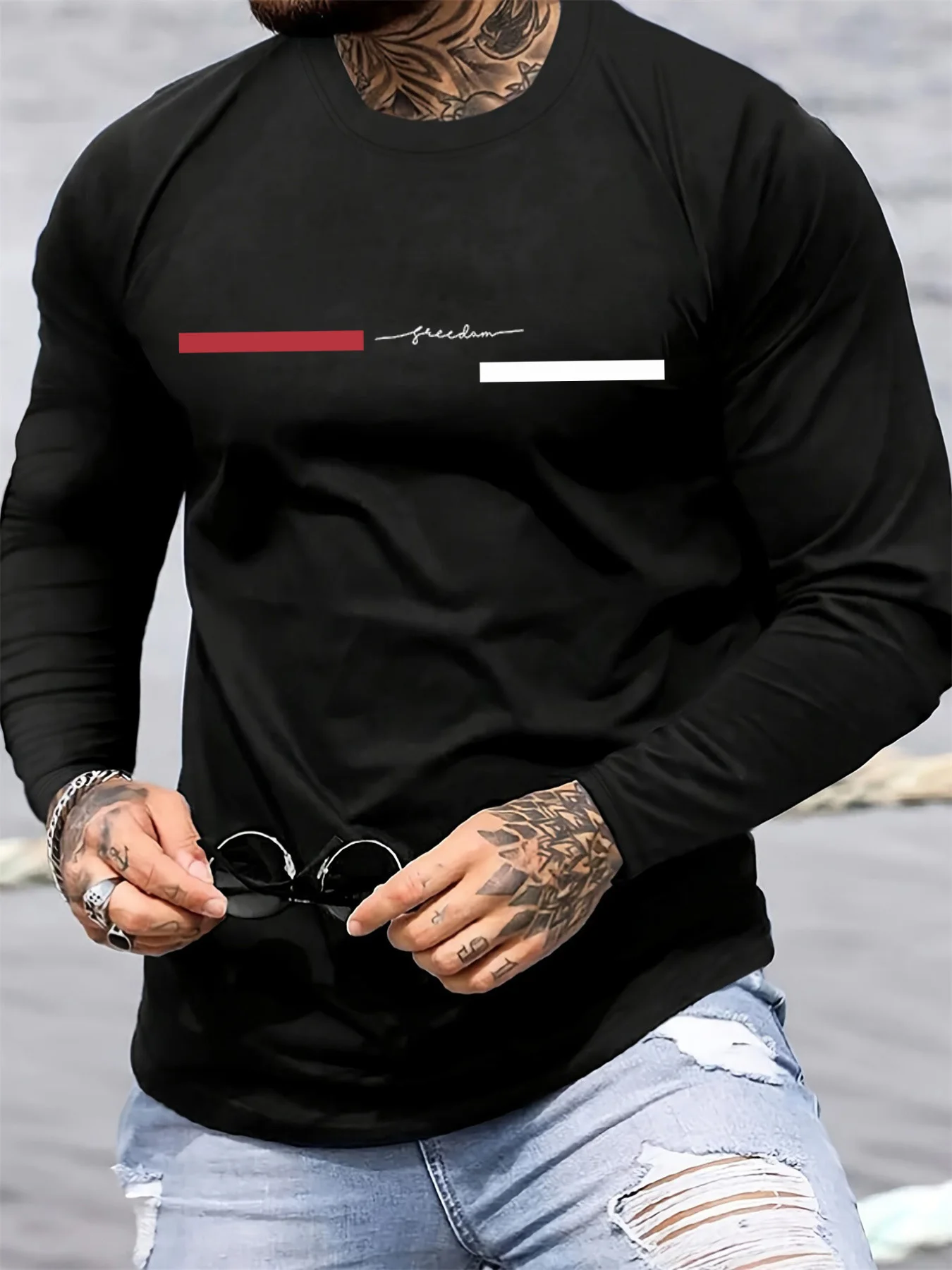 Мужская футболка Red Black Lin – обзор и цена Summer Clothing Types
