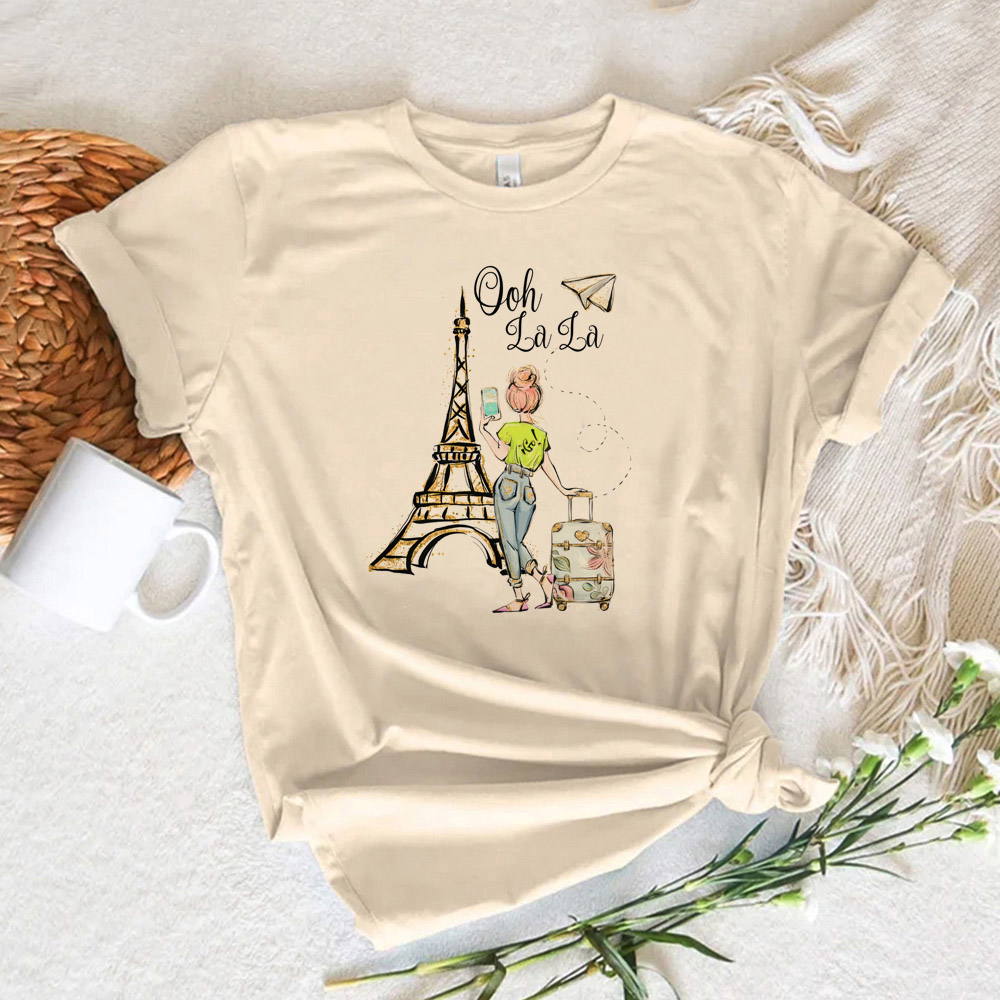 Женская футболка с принтом в п – обзор и цена Summer Clothing In Paris