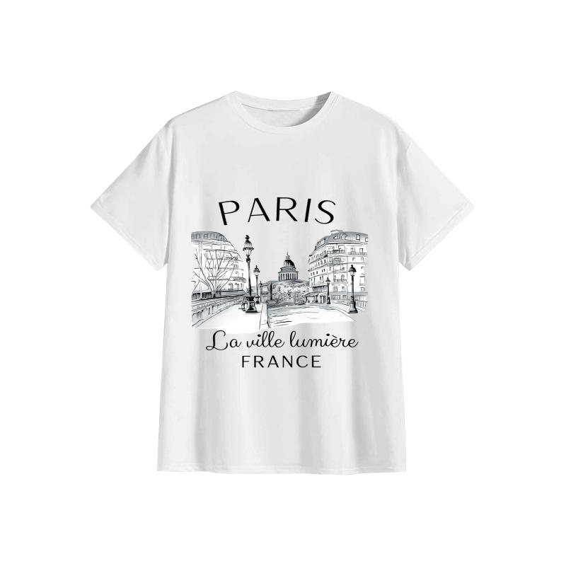 Футболка 90-х годов Париж, жен – обзор и цена Summer Clothing In Paris