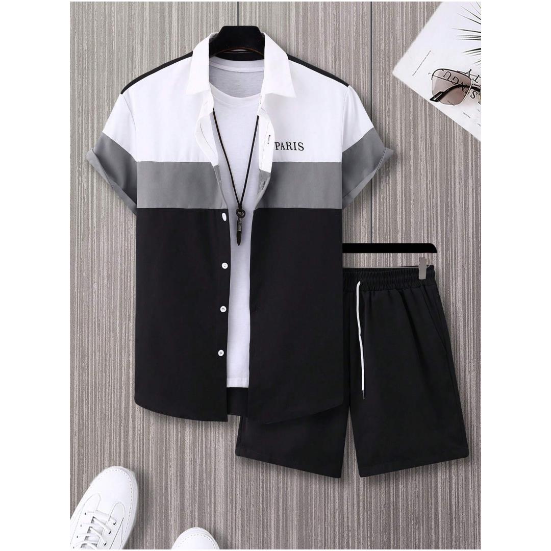 Мужской модный костюм сине-бел – обзор и цена Summer Clothing Types